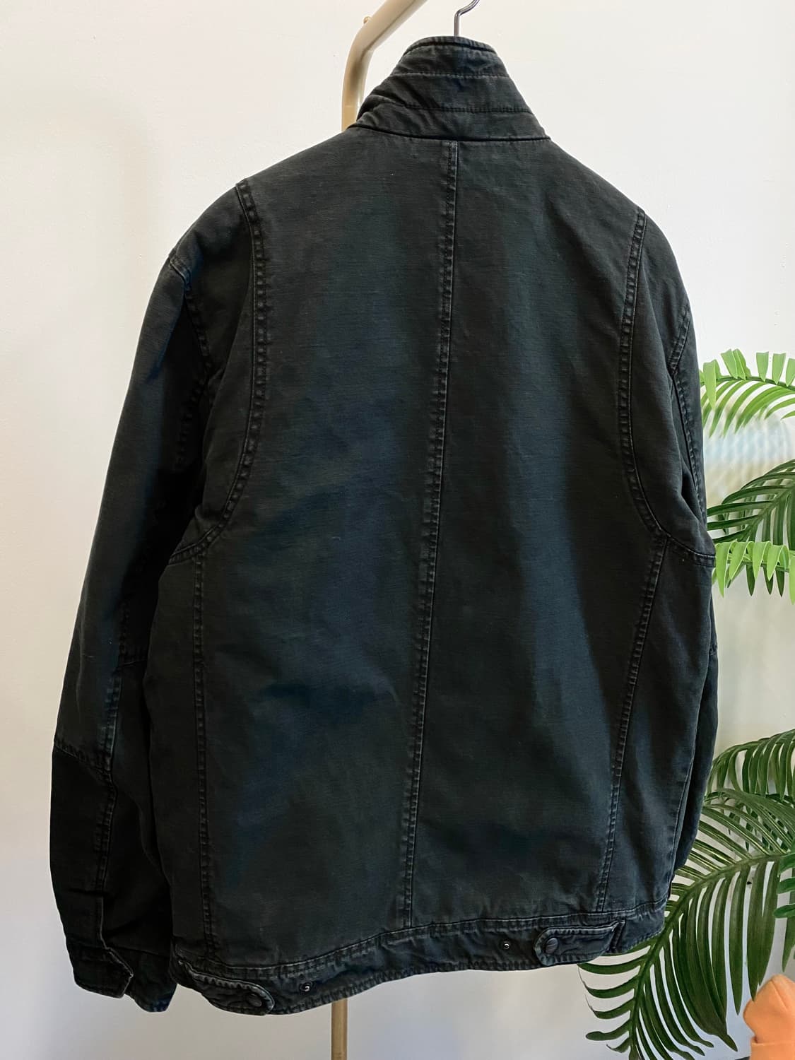 리바이스 블랙 누빔 워크 자켓(가먼트다잉) 상품이미지5