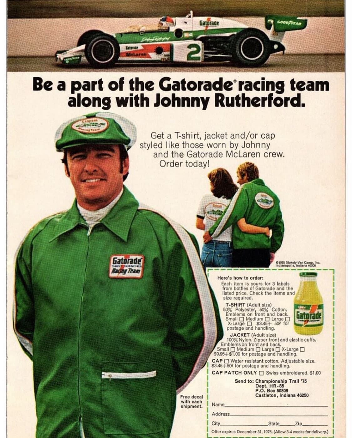 70s Swingter Gatorade Racing Jacket 상품이미지9