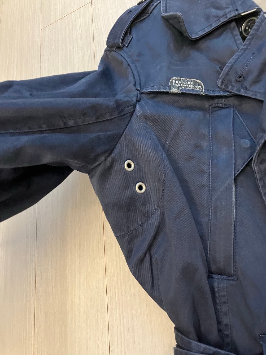 디젤 밀리터리 코트 네이비 상품이미지6