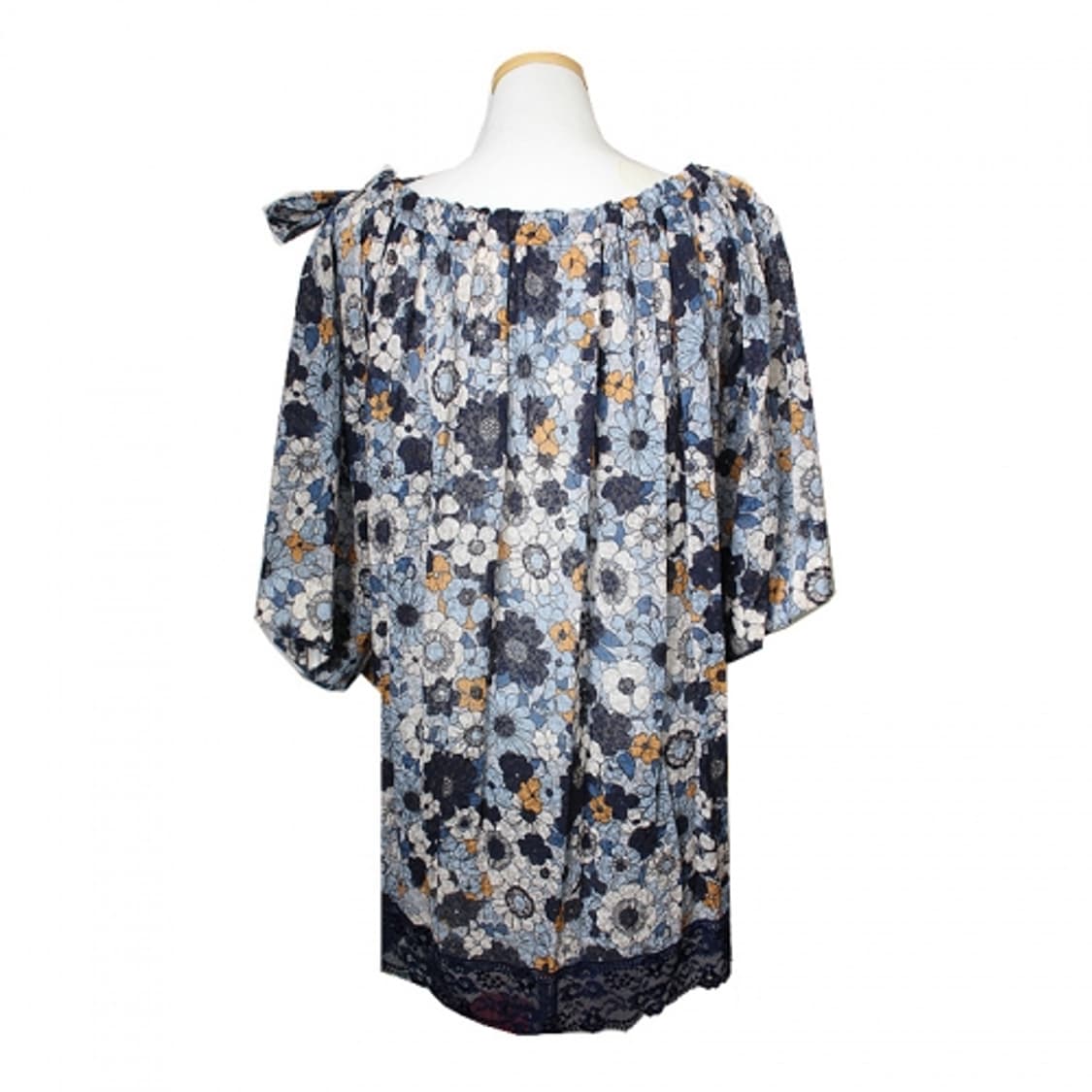 끌로에 순면 플로럴 블라우스 55 77 상품이미지2