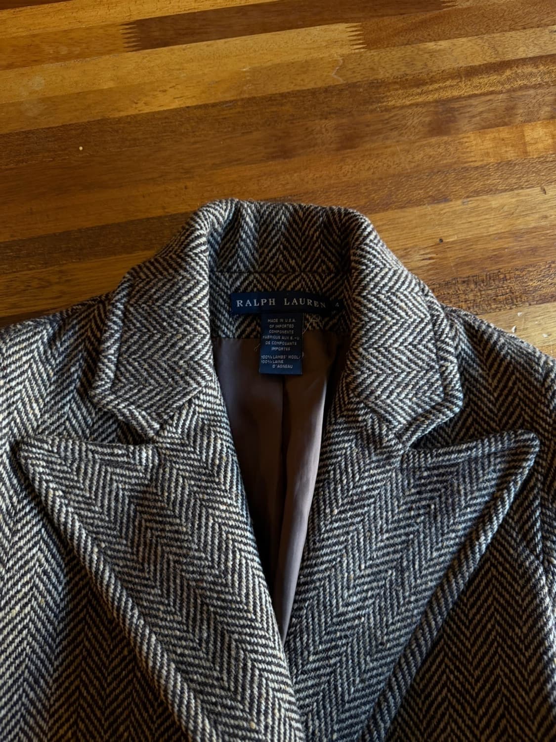 폴로 랄프로렌 트위드 코트 66~77 상품이미지3