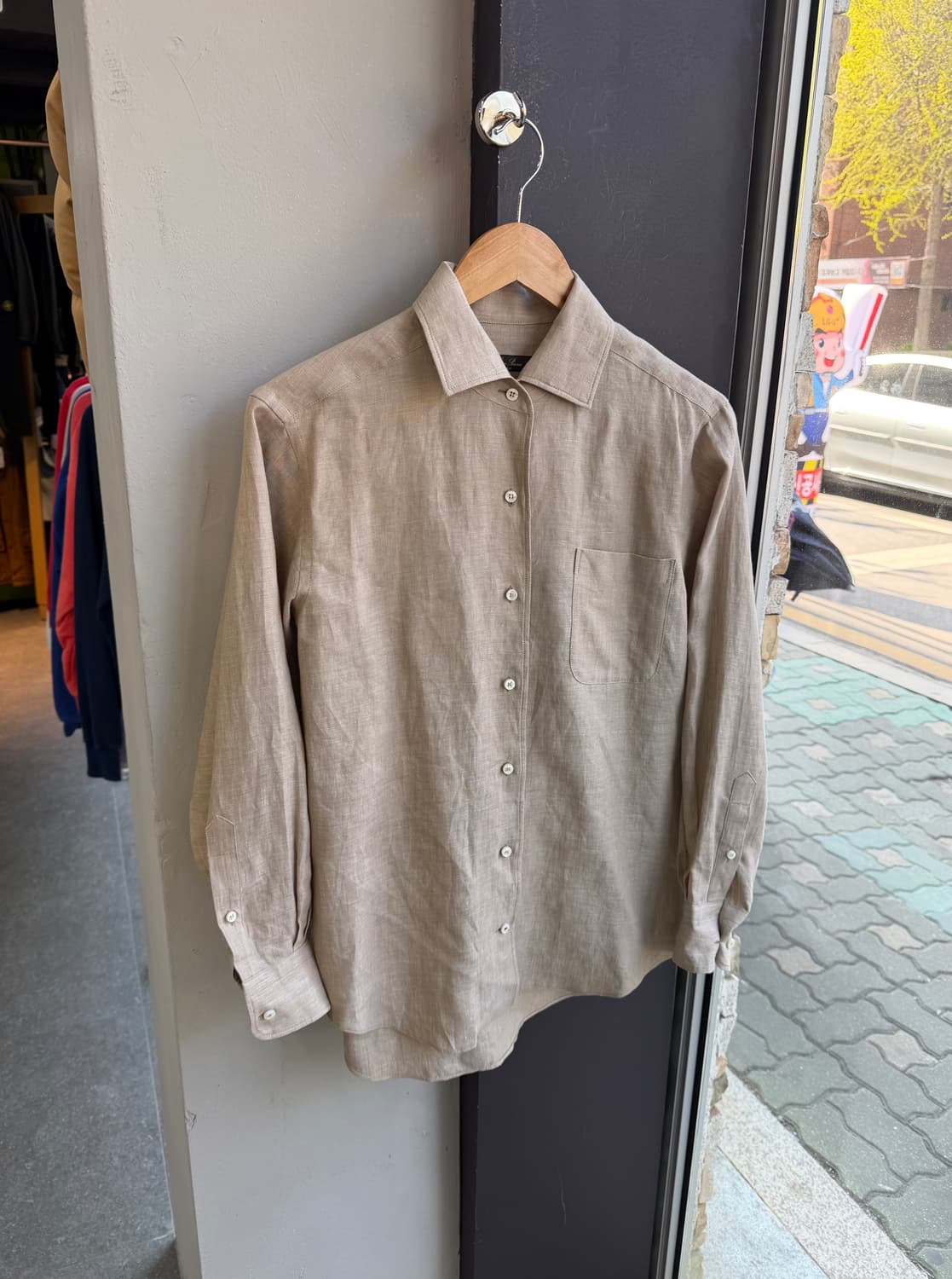 38/ 로로피아나 실크 린넨 셔츠 자켓 상품이미지2