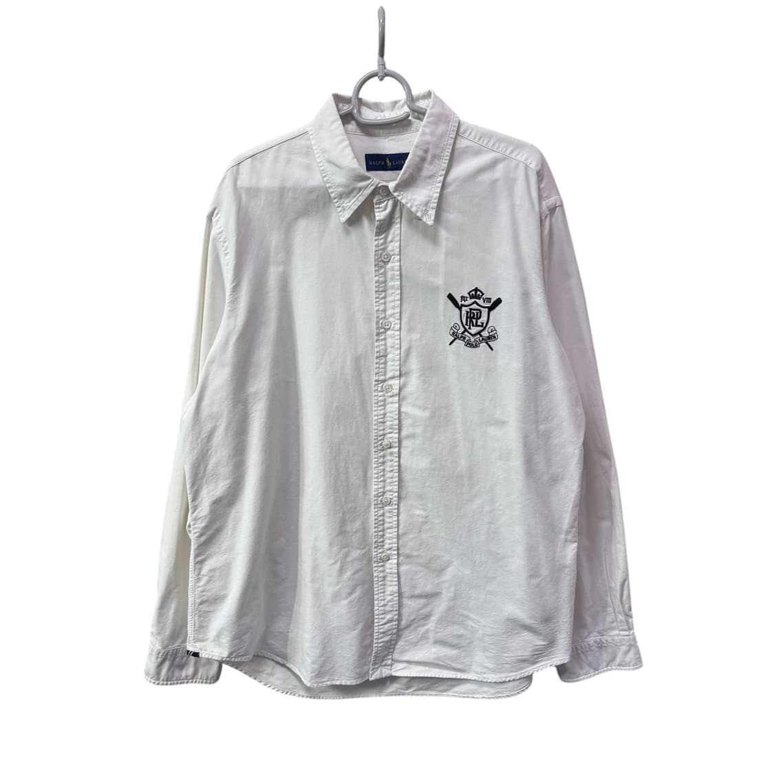 신형 폴로 랄프로렌 옥스퍼드 빅로고 화이트 셔츠 상품이미지2