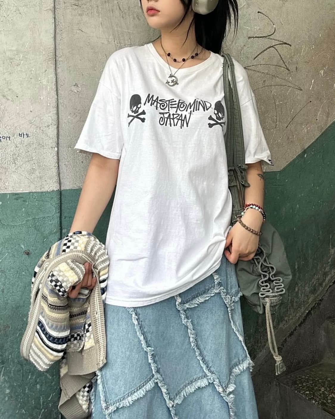 StussyXMastermind  Skull printed t-shirt 상품이미지4