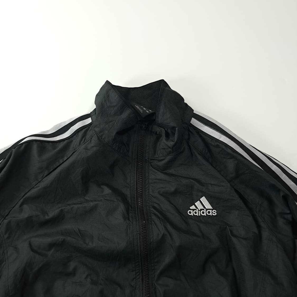 CK600 XL 아디다스 00s 블랙 바람막이 크롭 자켓 상품이미지2