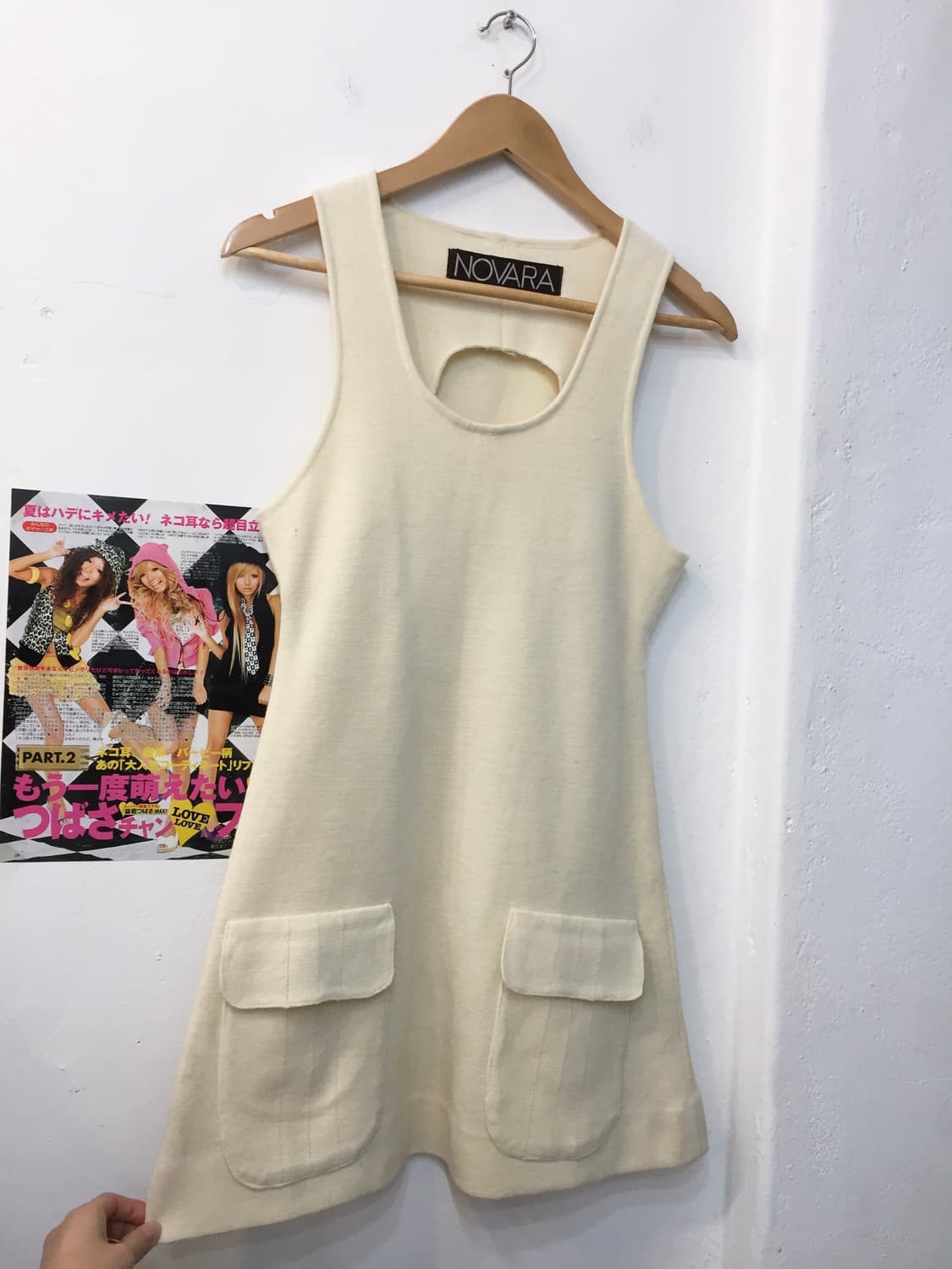 밀키 포켓 니트 원피스 상품이미지3