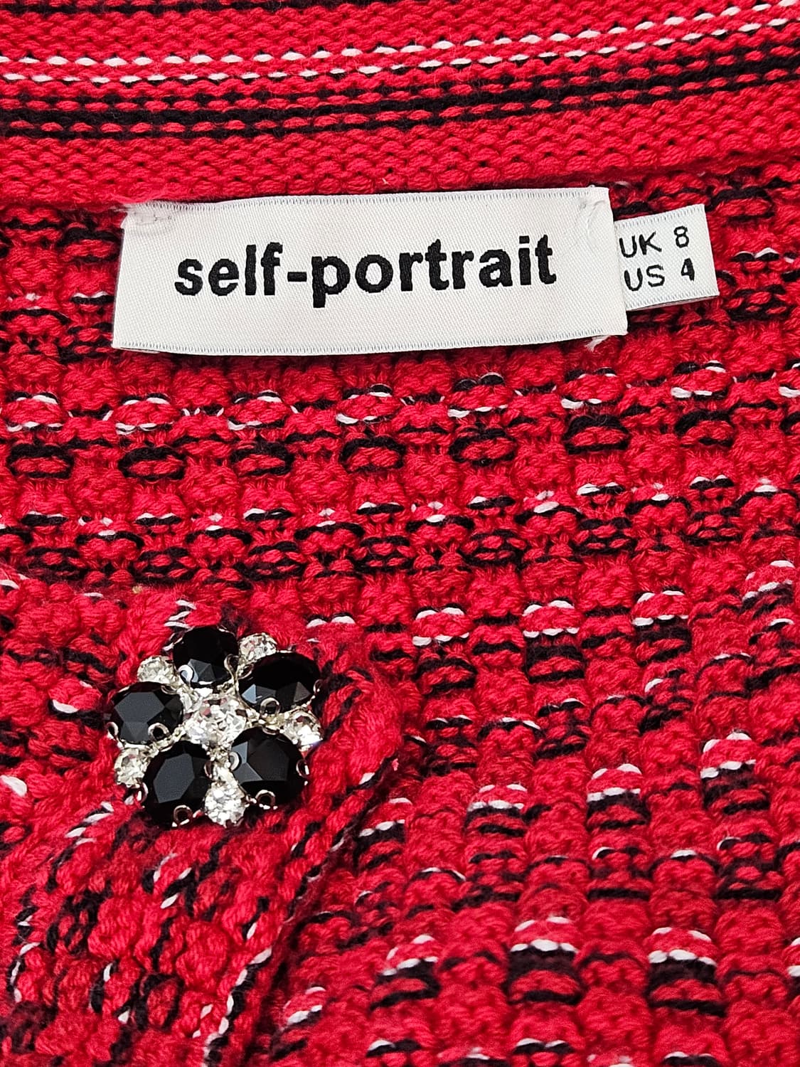 셀프포트레이트(self-portrait) 트위드 롱원피스 가디건S 상품이미지5