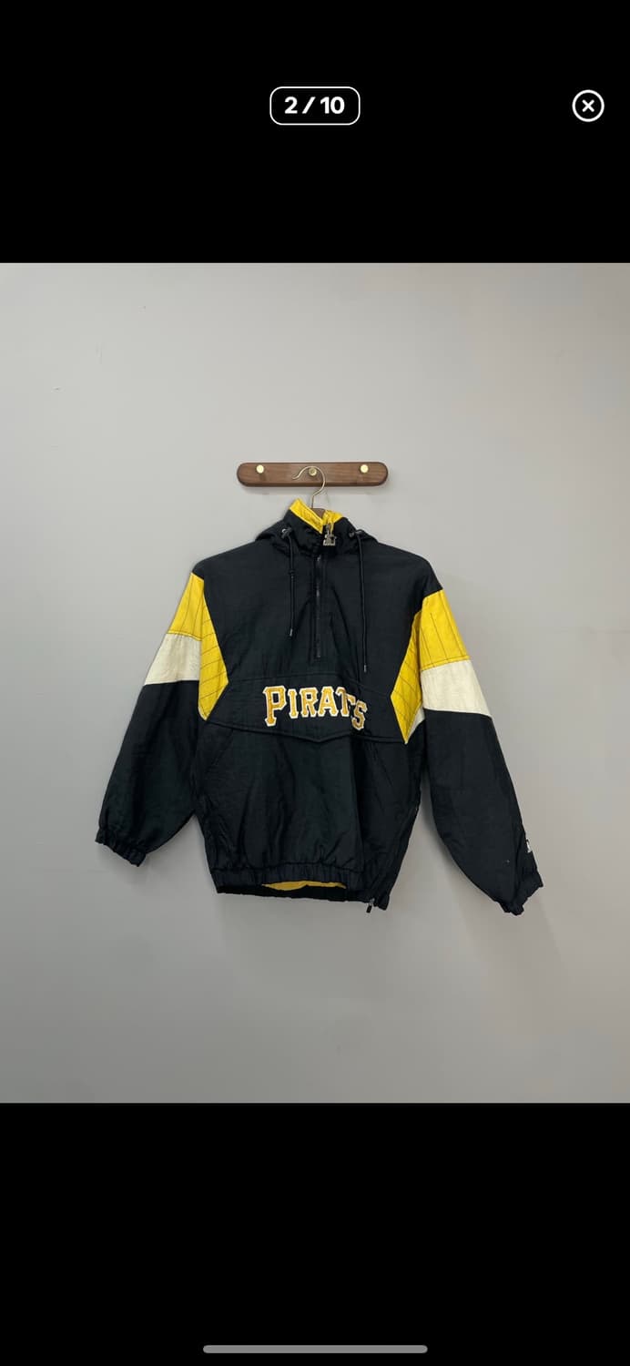 스타터 올드스쿨 피츠버그 파이리츠 아노락 바람막이 A3258 상품이미지2