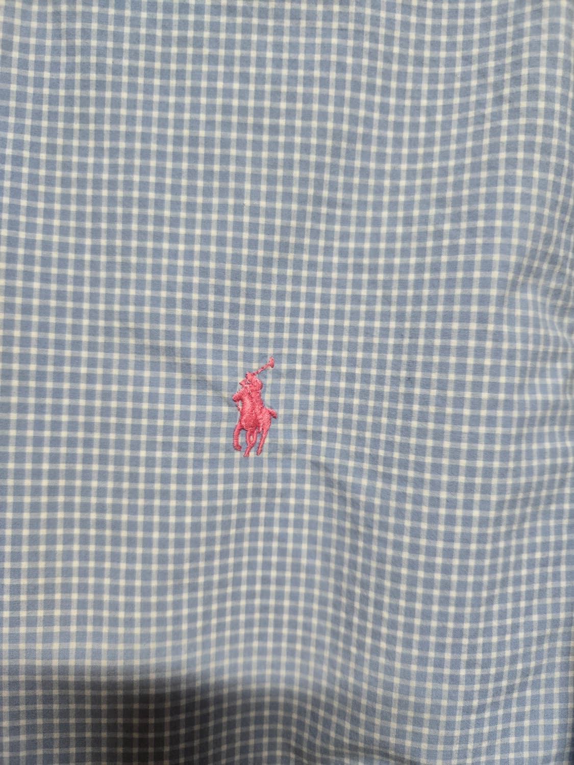 폴로 랄프로렌 정품 깅엄체크 셔츠(M사이즈) 상품이미지3