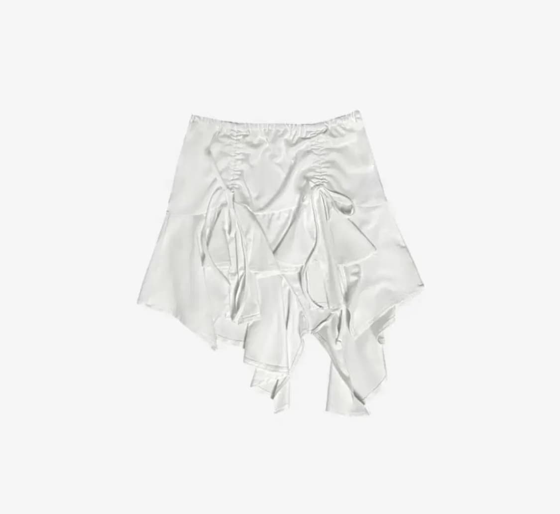 새상품 뉴얼린 스트링 셔링 언발 훌 스커트 + 레깅스 세트 상품이미지1