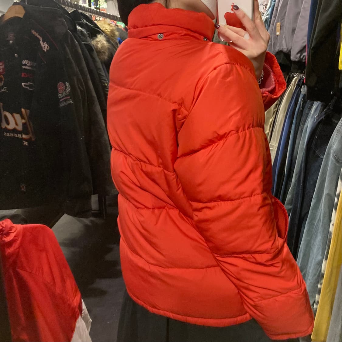 [IM] 폴로 패딩 자켓 레드 상품이미지7