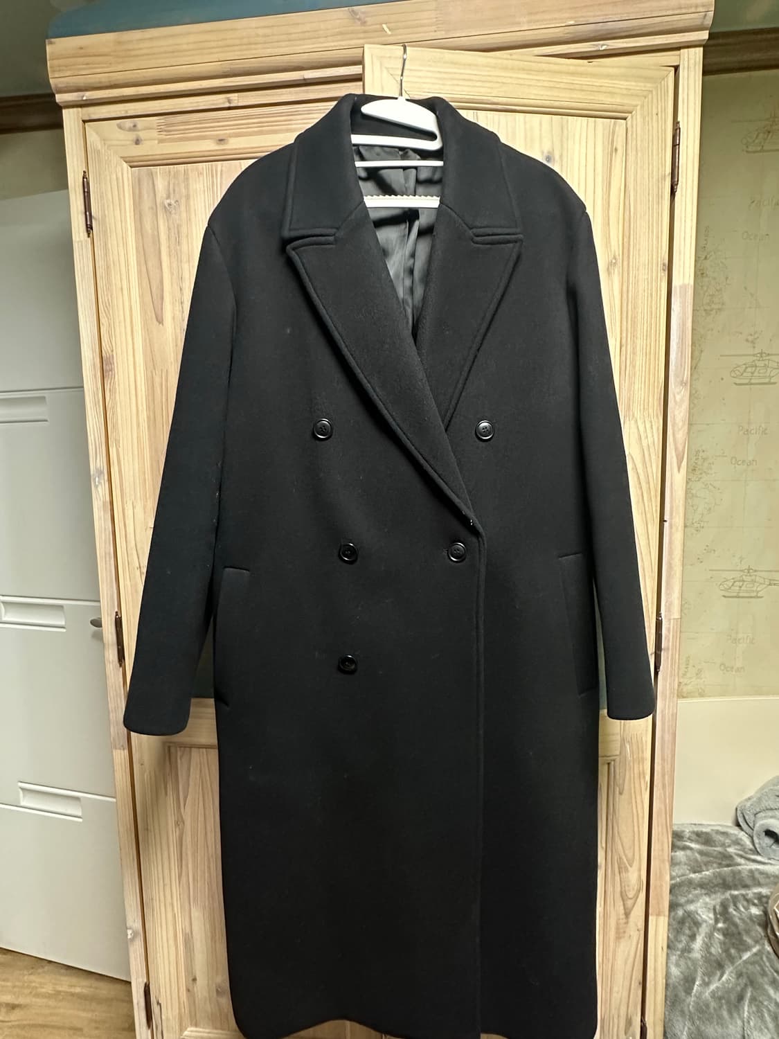 쿠어 더블 롱 코트 상품이미지3