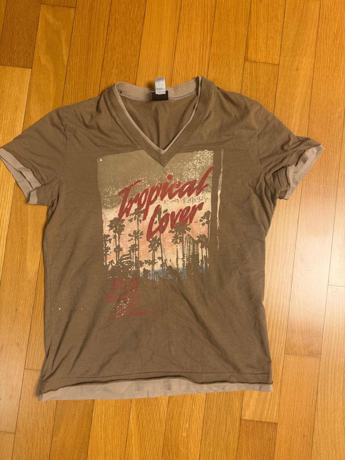 돌체앤가바나 레이어링 프린트 반팔 m 상품이미지1