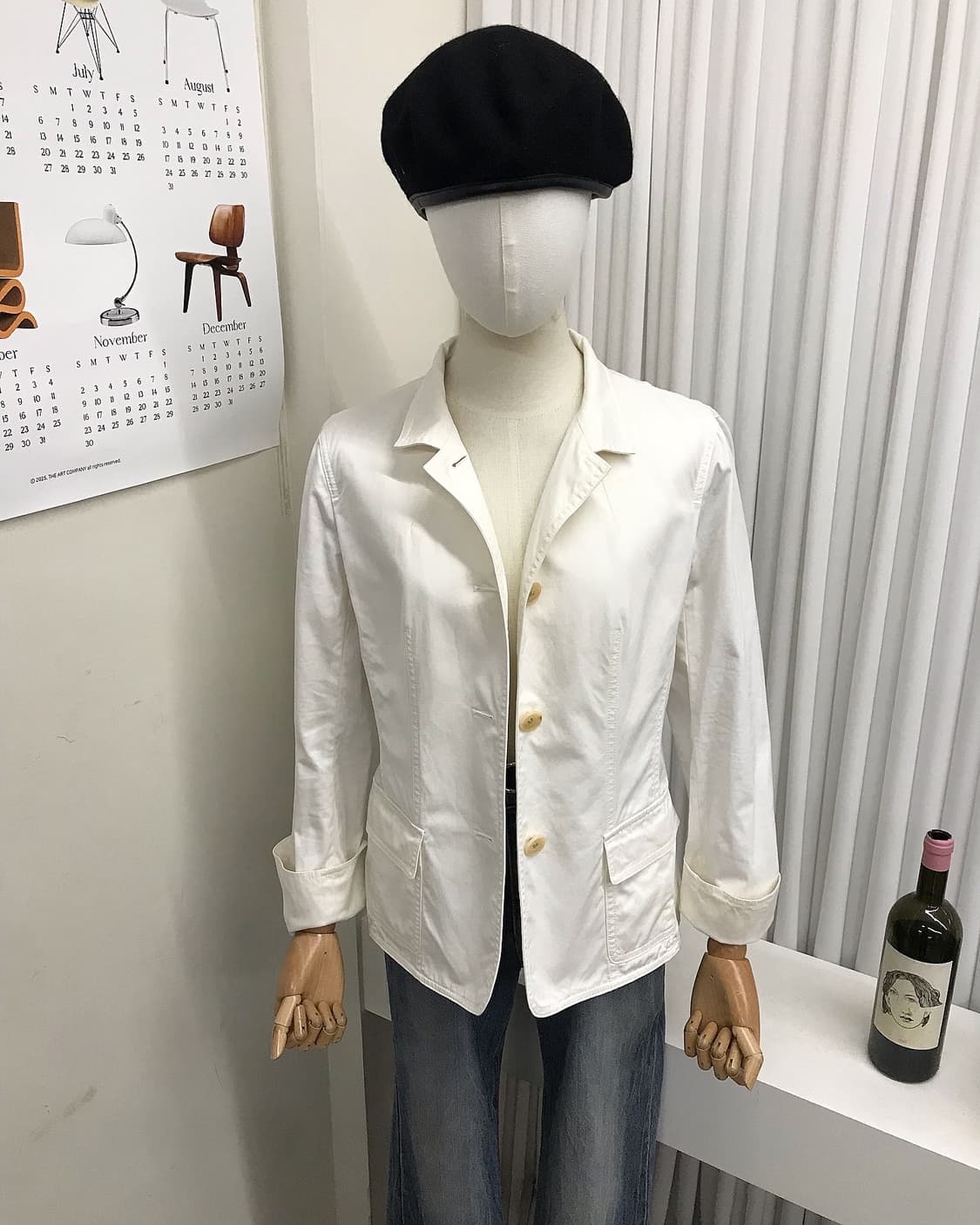 버버리 화이트 코튼 자켓 상품이미지6