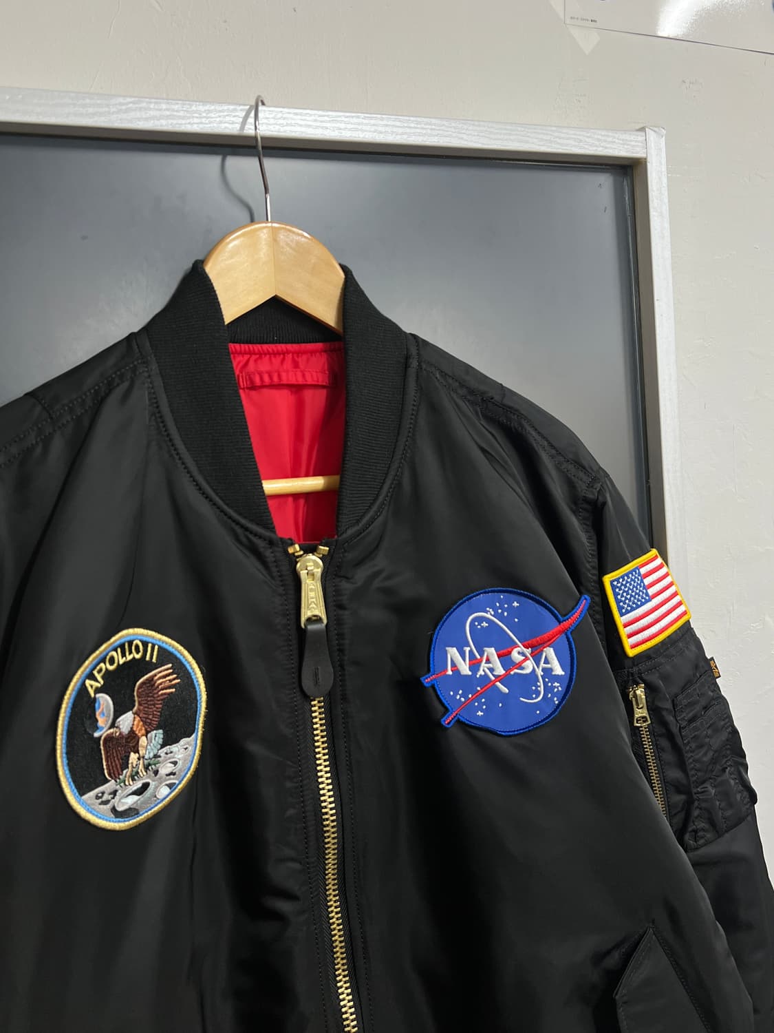 알파 인더스트리 NASA 나사 ma-1 리버시블 항공점퍼 상품이미지2