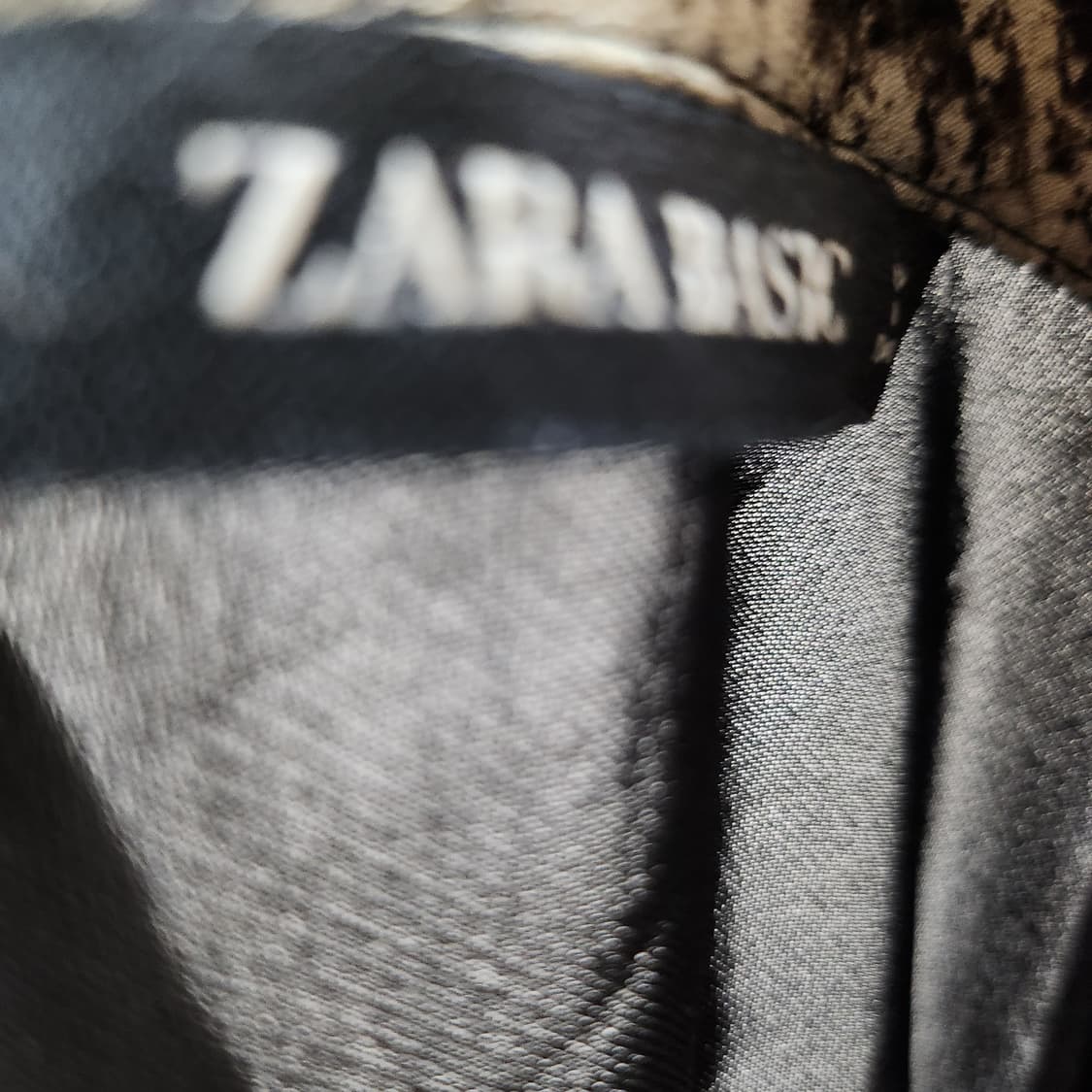 자라 베이직 블랙 셔츠 원피스 S  상품이미지5