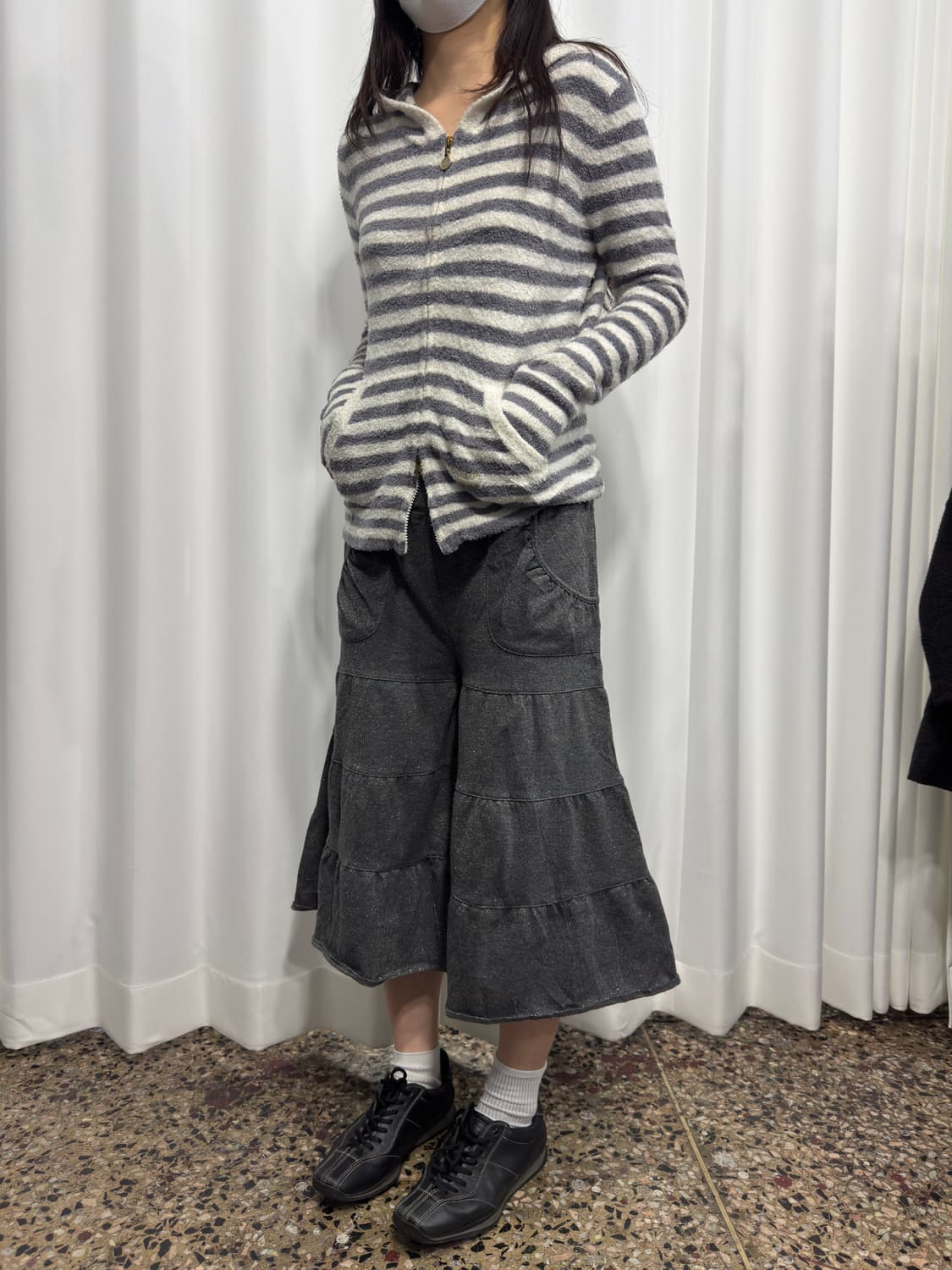 glitter gray half pants 상품이미지4