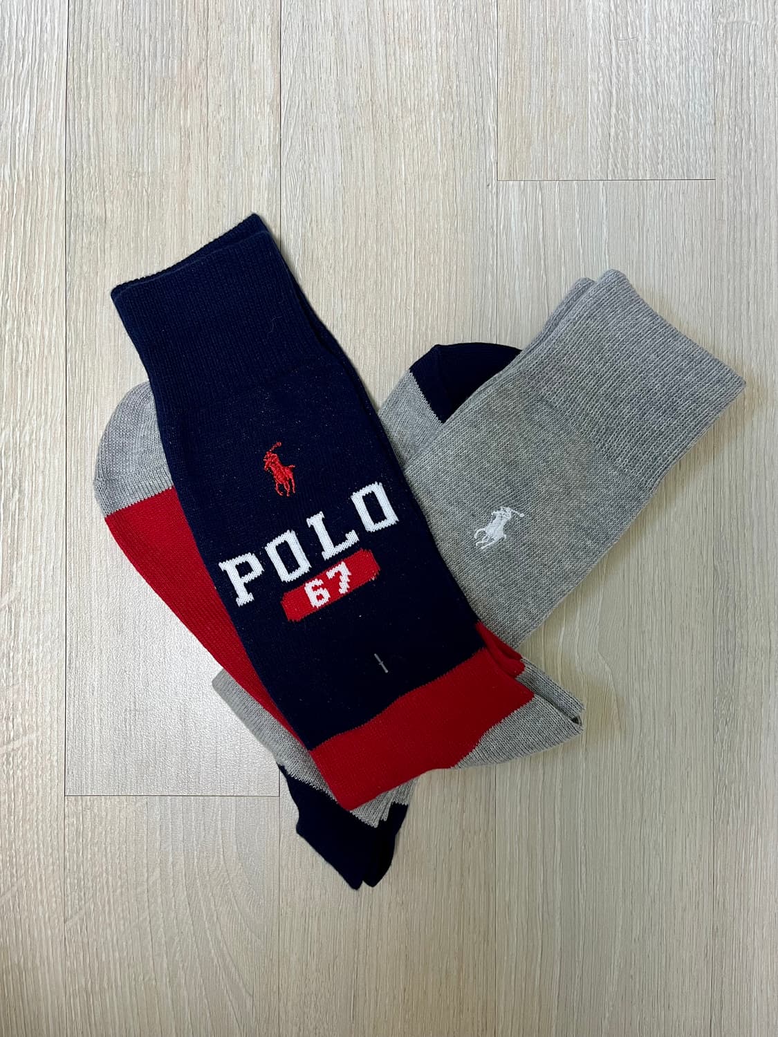 폴로 양말 2pcs 새상품 상품이미지4