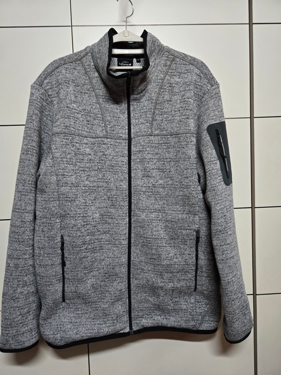 라푸마 남성 플리스 그레이 자켓 상품이미지2