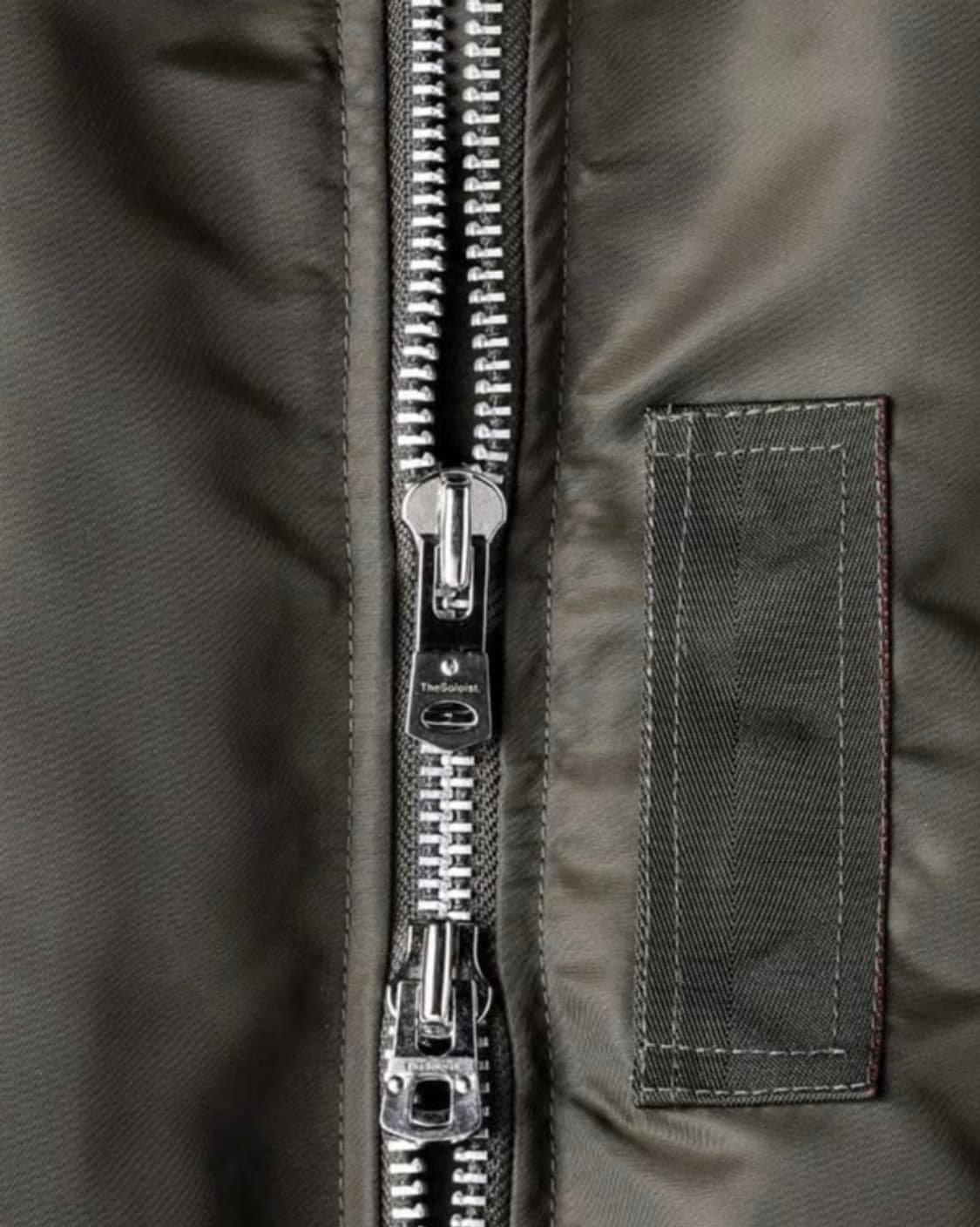 타카히로미야시타 더 솔로이스트 오버사이즈 봄버 MA-1 자켓 올리브 상품이미지5