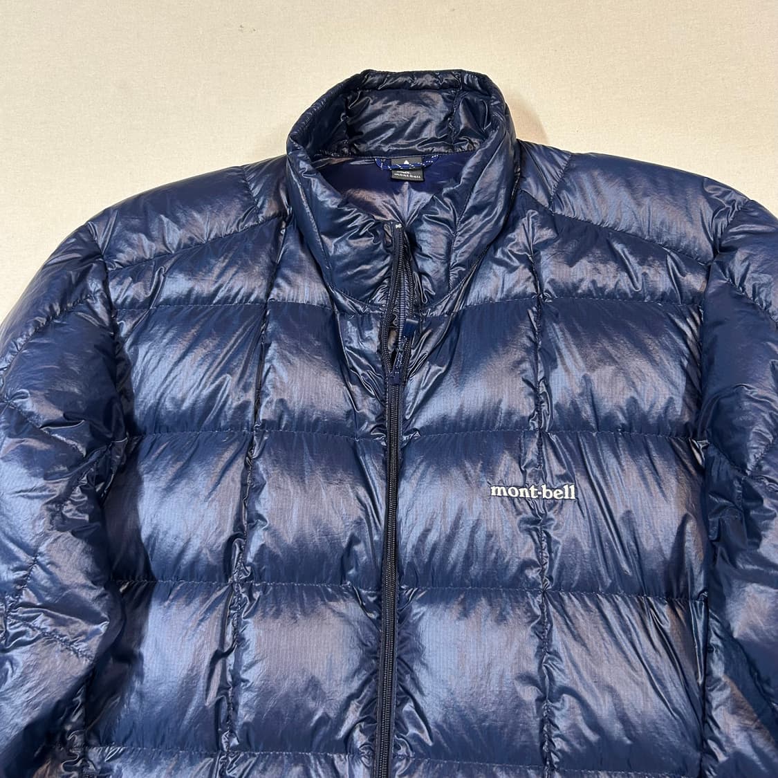 XL) 몽벨 수페리어 구스다운 경량 패딩 자켓 네이비 상품이미지2