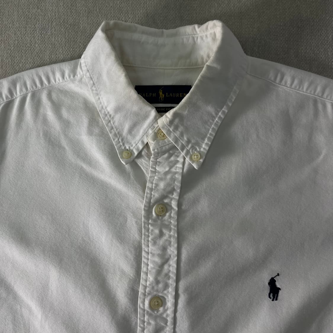 105 폴로랄프로렌 화이트 코튼 셔츠 상품이미지2