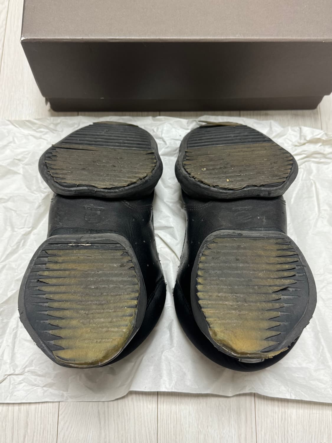 릭오웬스 아디다스 러너 레더 블랙 상품이미지6