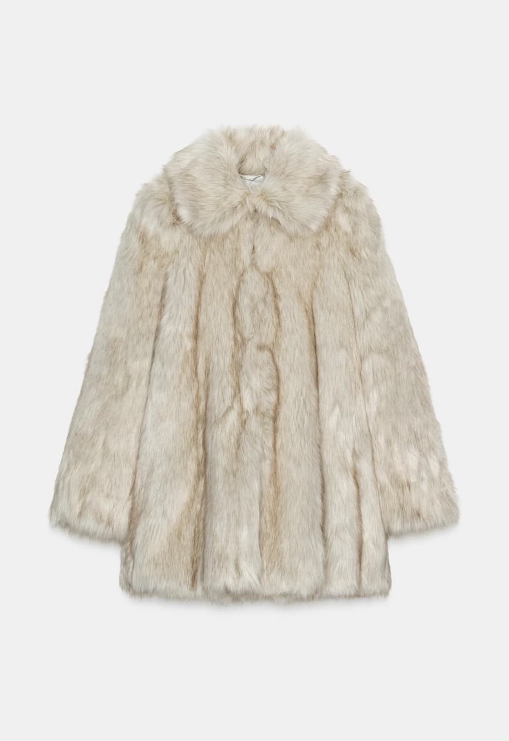 자라 페이크 퍼 숄더 코트 상품이미지1