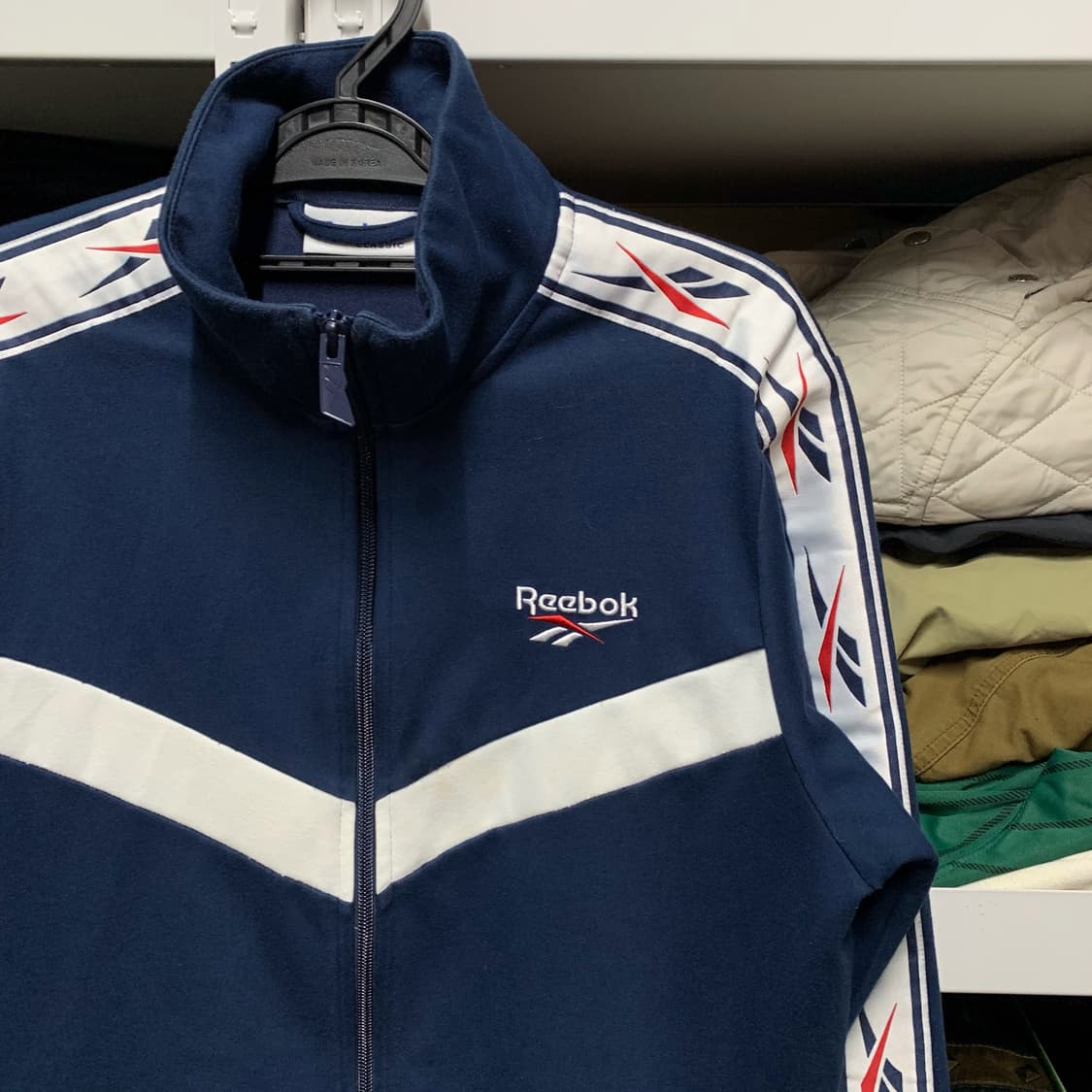 [L] 리복 스포츠 트랙탑 져지 상품이미지1