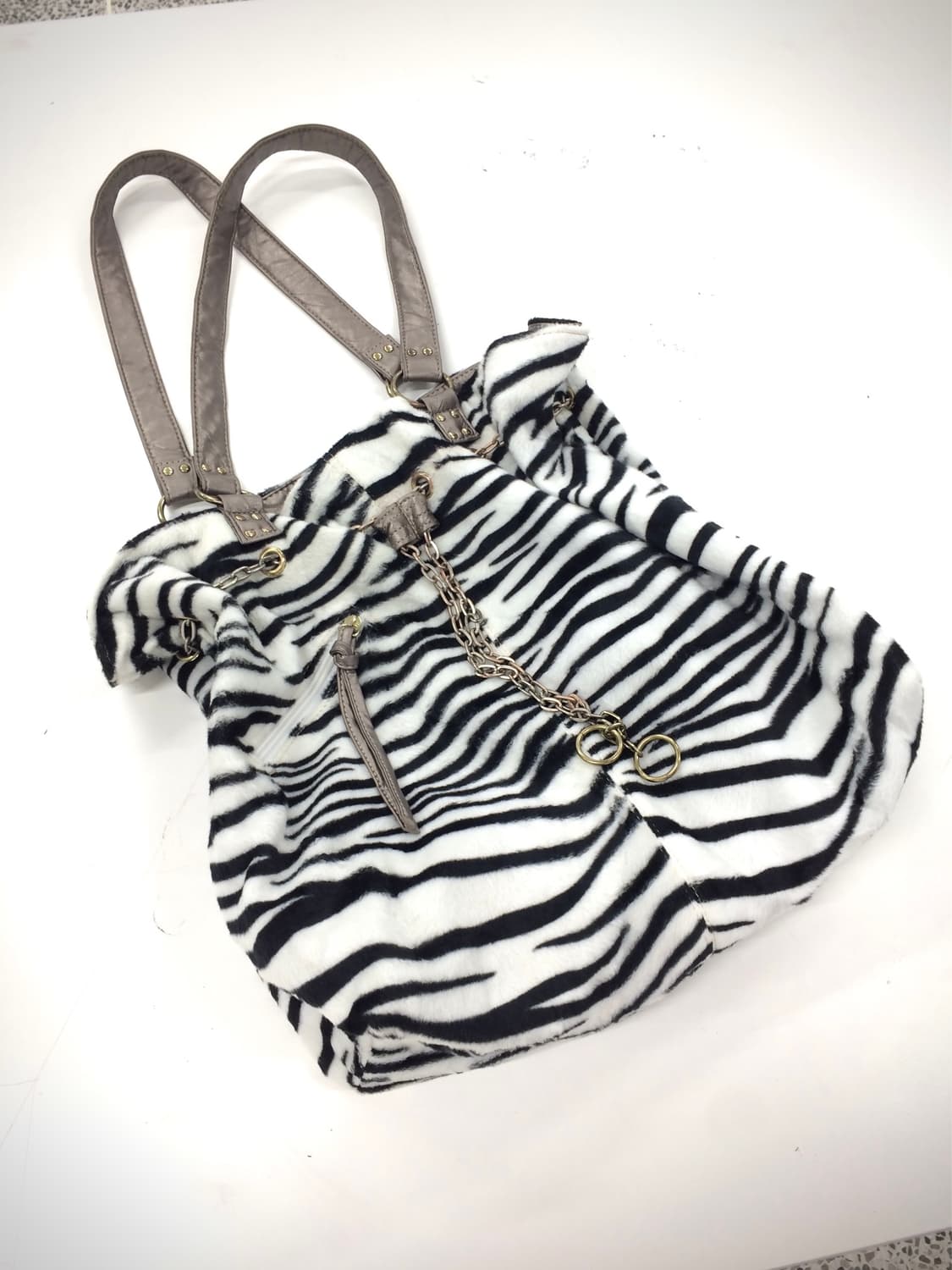Gyaru Zebra Chain Bag 갸루 지브라 체인백 상품이미지1