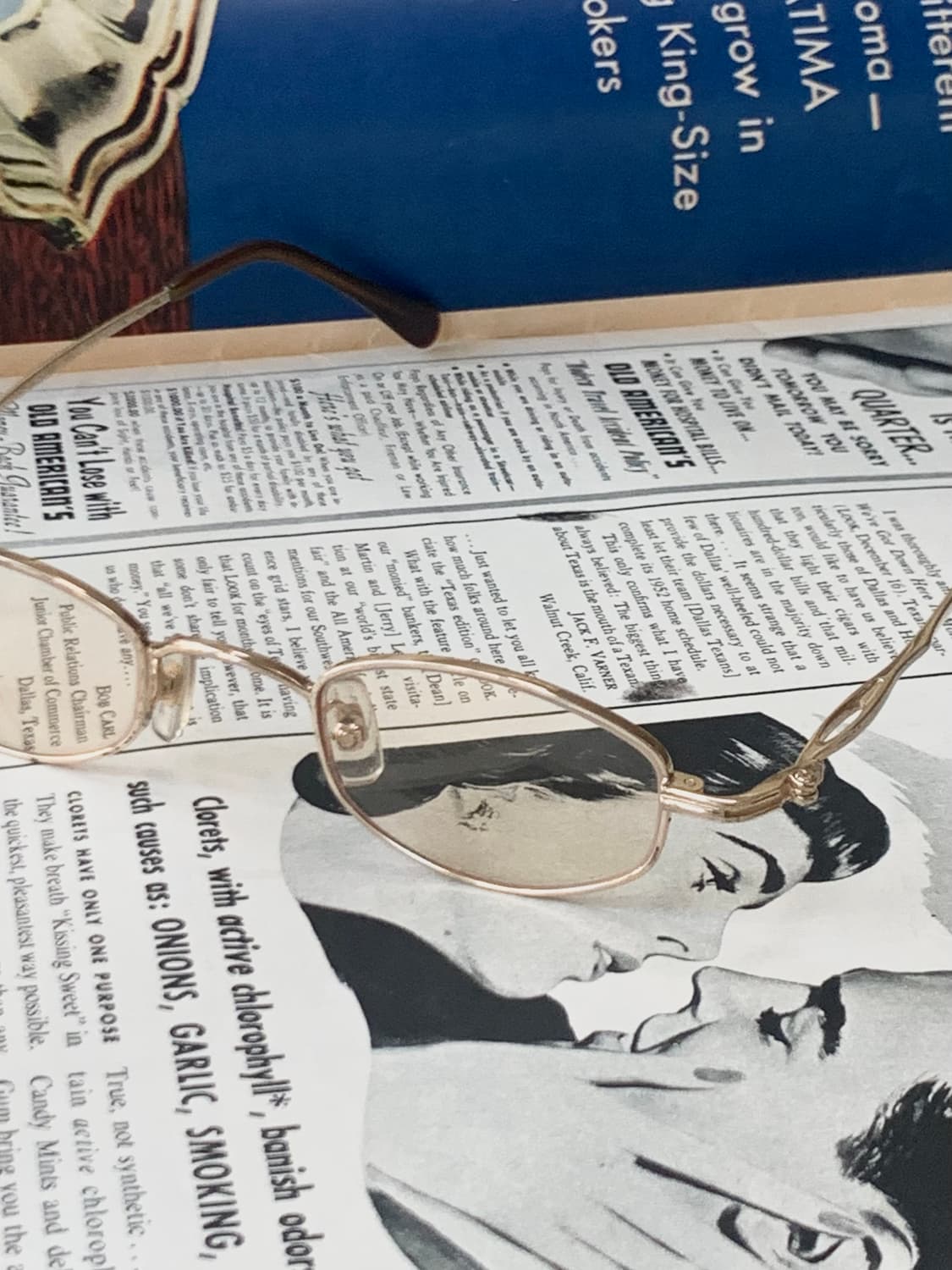 [픽키-598] 추천🏆골드 메탈 사각 안경테 클래식 데드스탁 상품이미지4