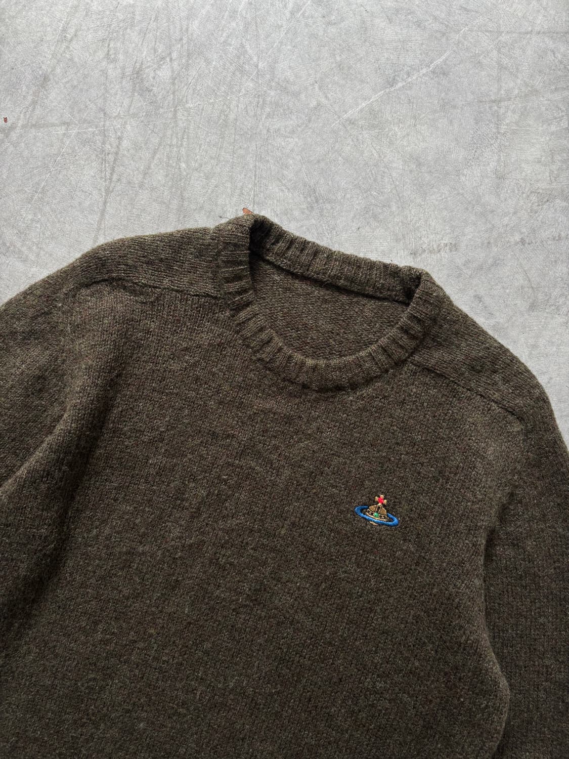 Vivienne Westwood 비비안웨스트우드 90s 브라운 니트 상품이미지2