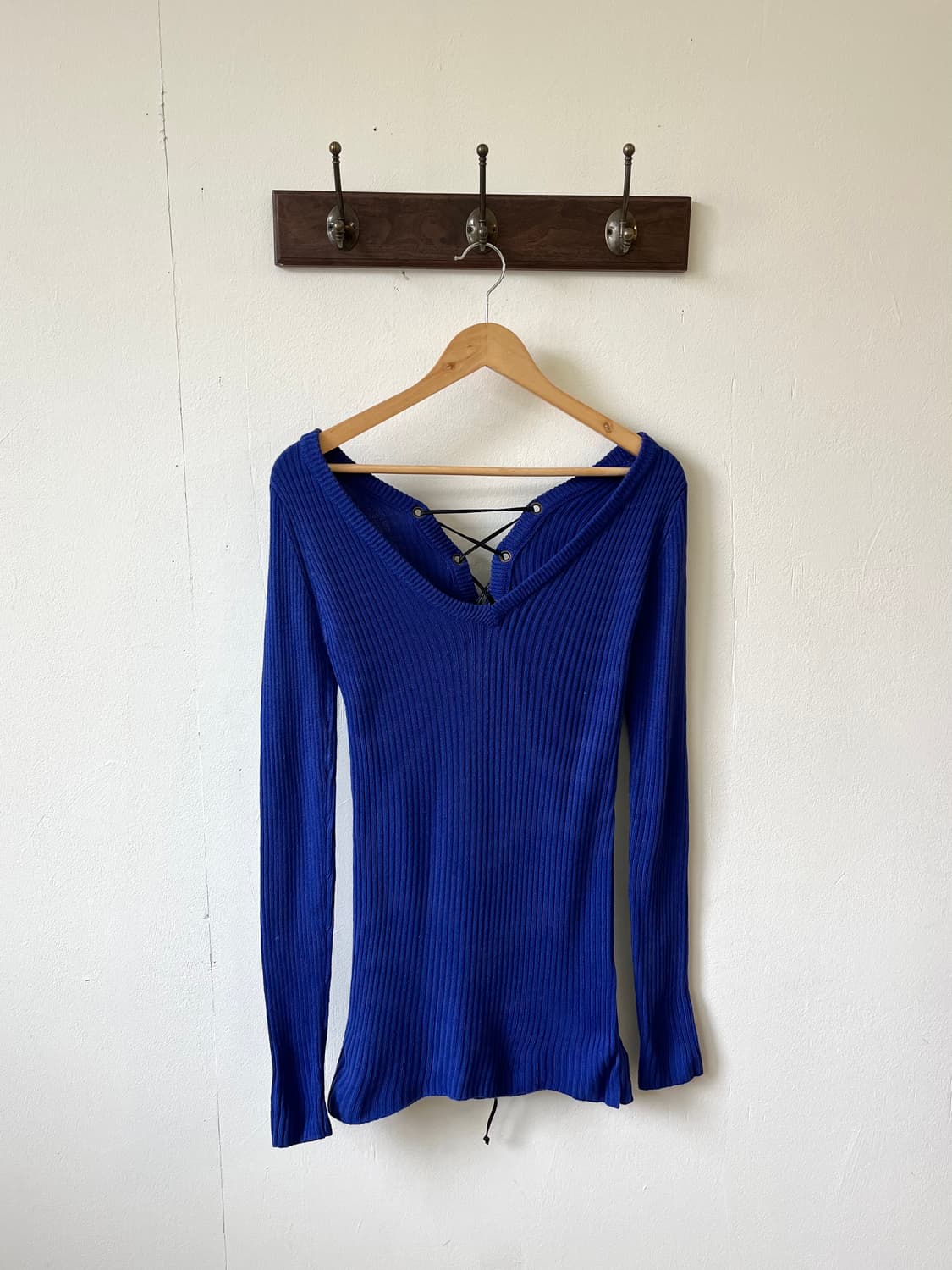 FLOWER CIRCLE 코랄블루 롱 스웨터 상품이미지2