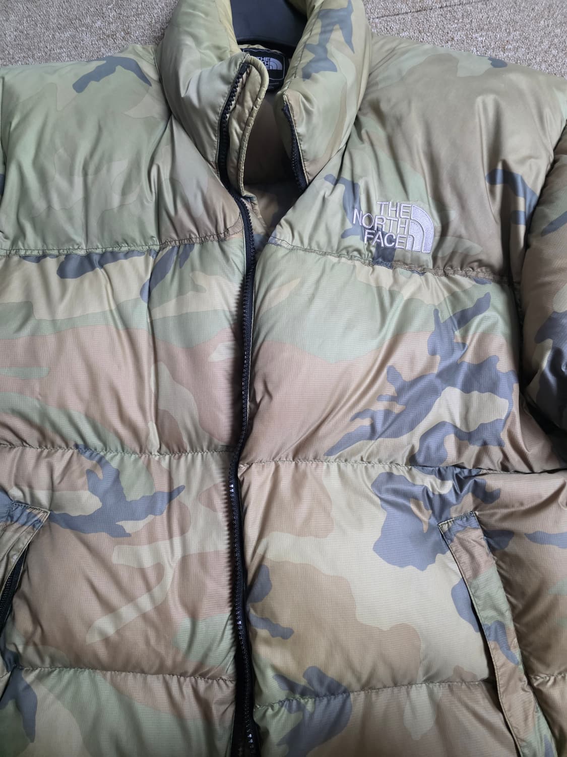 노스페이스 센터로고 카모 xl 상품이미지1