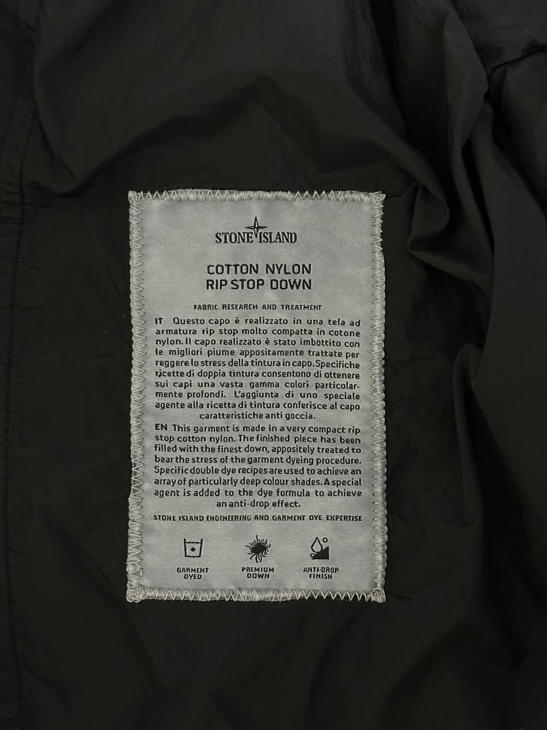 스톤아일랜드 나일론 립스탑 더플패딩 M(100) 상품이미지2