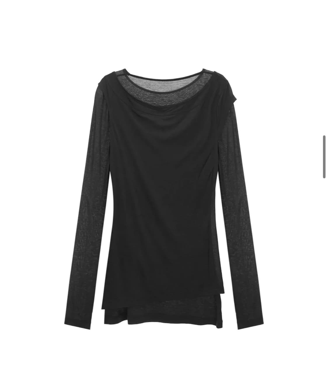마뗑킴 SLIT POINT SLEEVELESS LAYERED TOP 상품이미지2