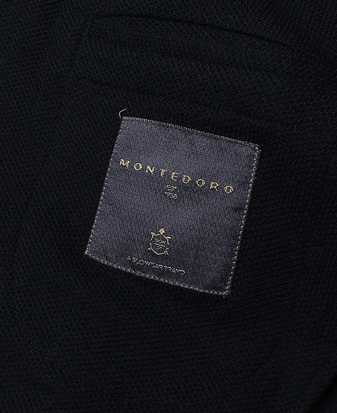 몬테도로 [Montedoro] 다크네이비 Est 1956. 울 니트 자켓 상품이미지7