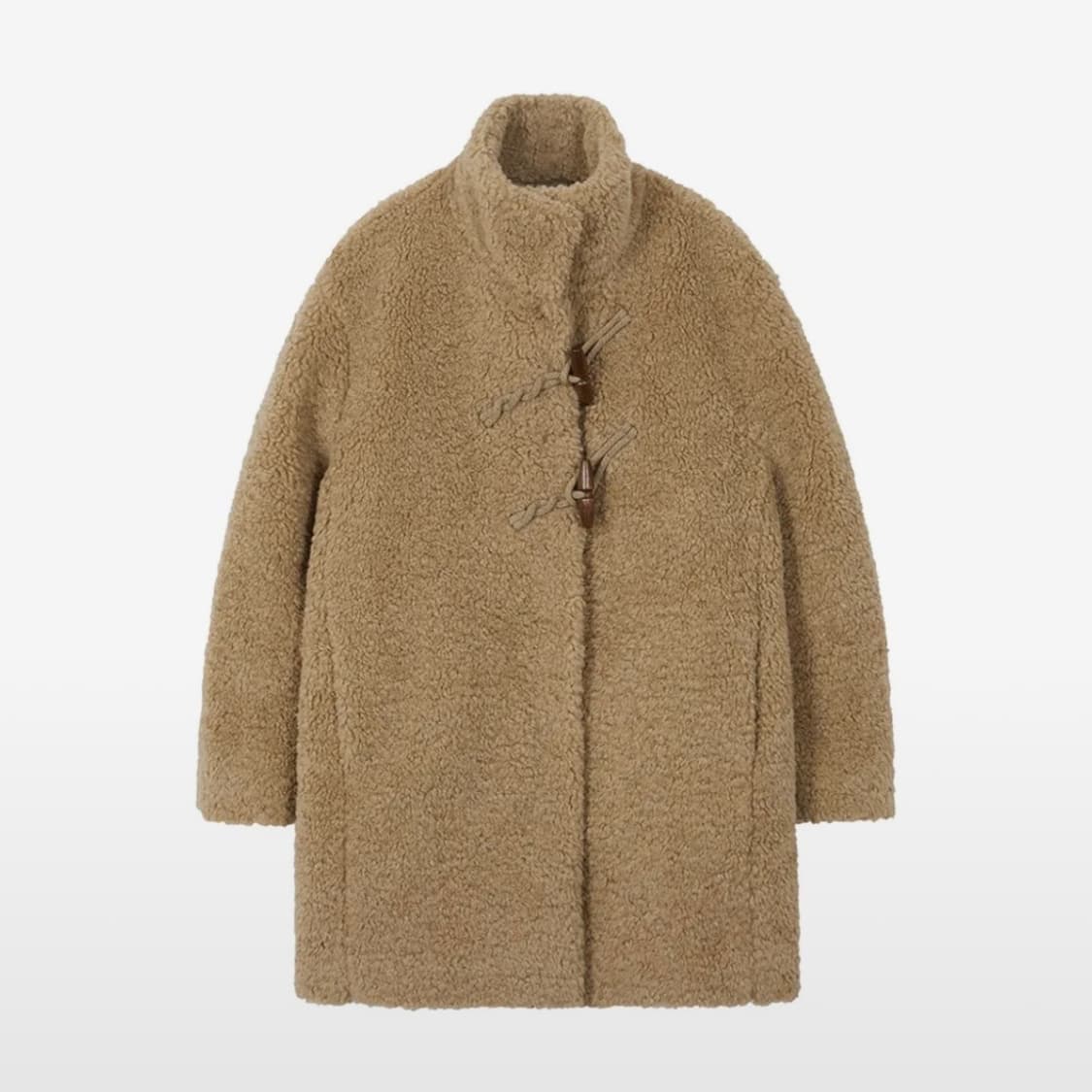 Raive 레이브 shearing coat in brown 상품이미지1