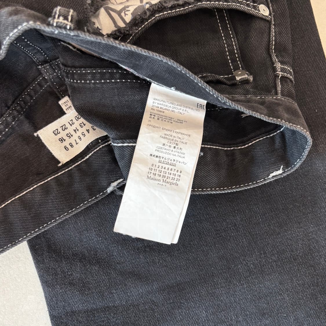마르지엘라 투포켓 데님팬츠 상품이미지5