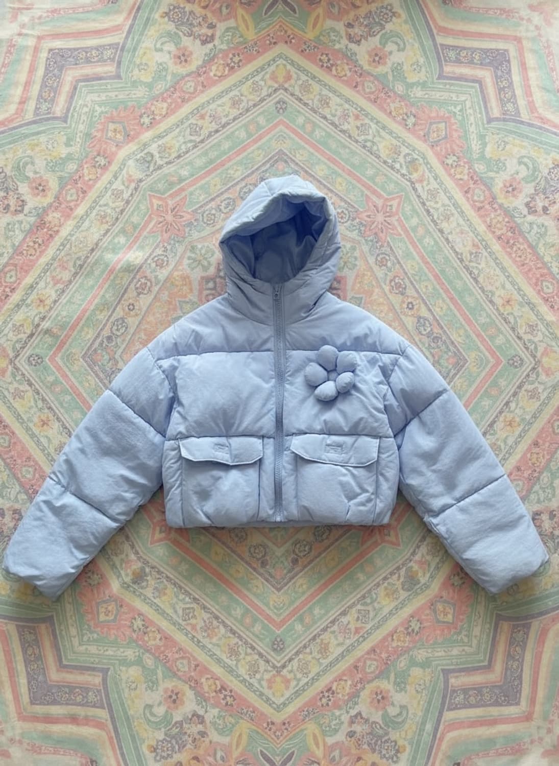 꽃 패딩 상품이미지1