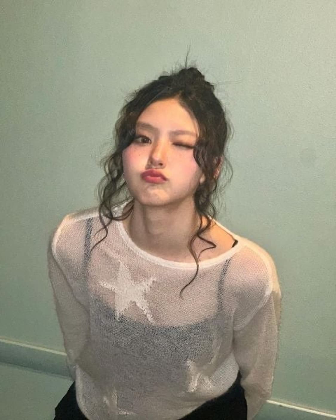 경 Star Mohair Knit Sweater 상품이미지2