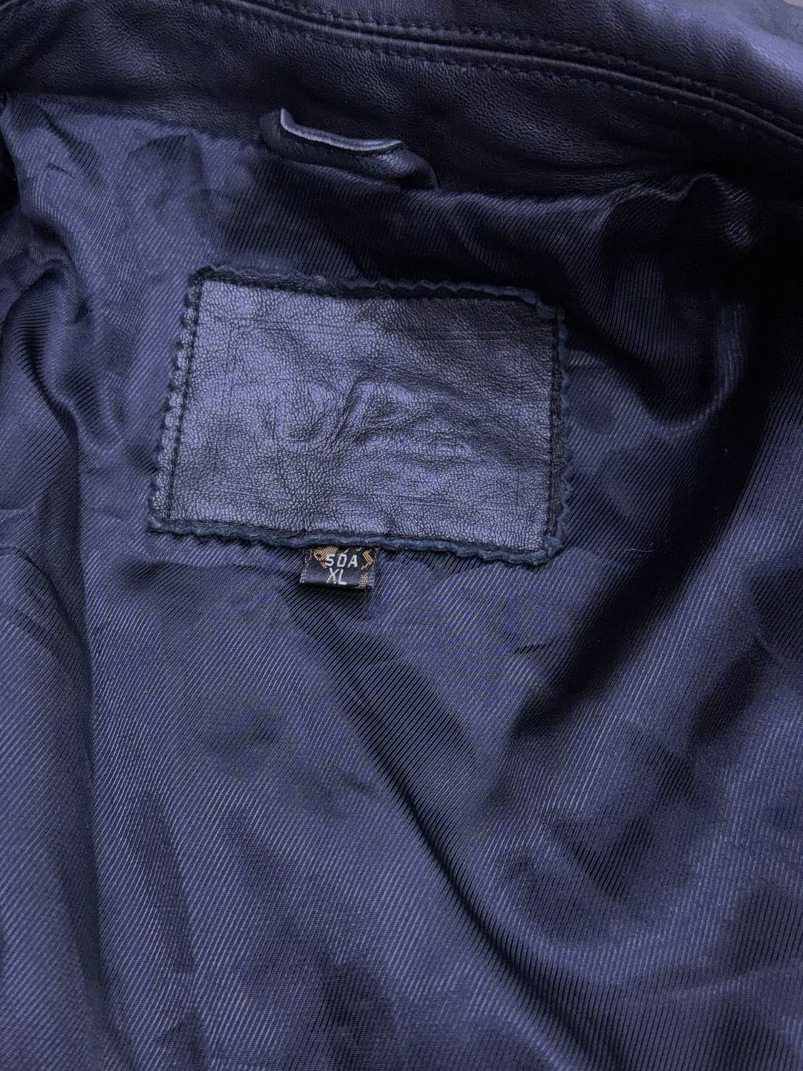 DP 빈티지 퀼팅 바이커 더블 지퍼 엠보싱 양가죽 라이더자켓 50 상품이미지8