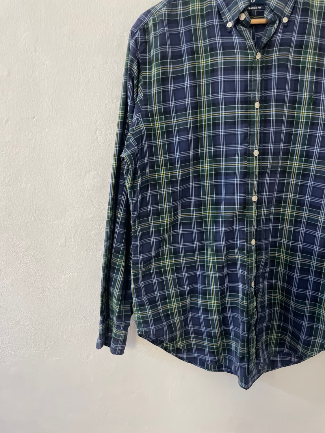 폴로 클래식핏 체크 셔츠  상품이미지3