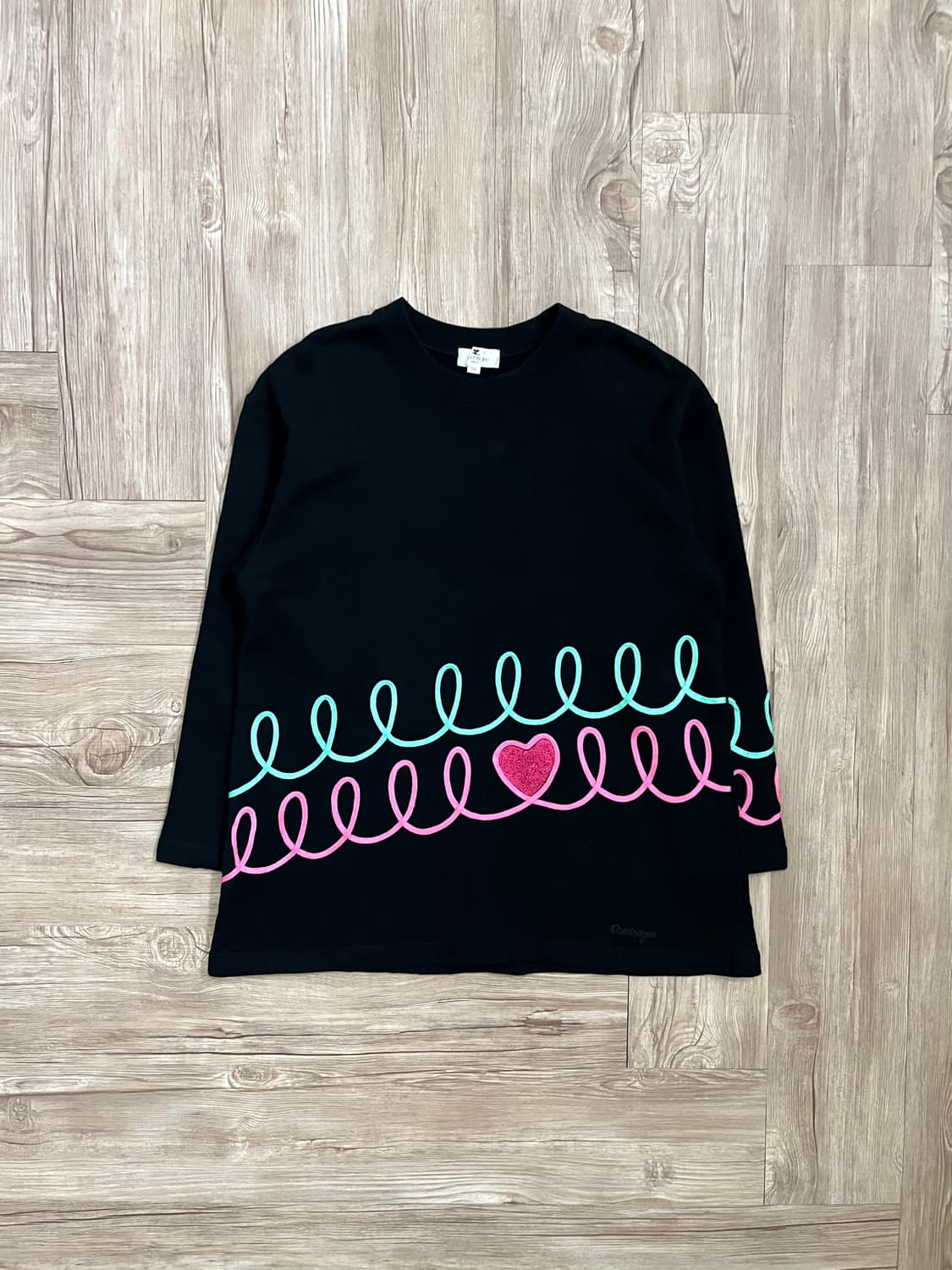 courreges 드로잉 하트 스웻셔츠 상품이미지1