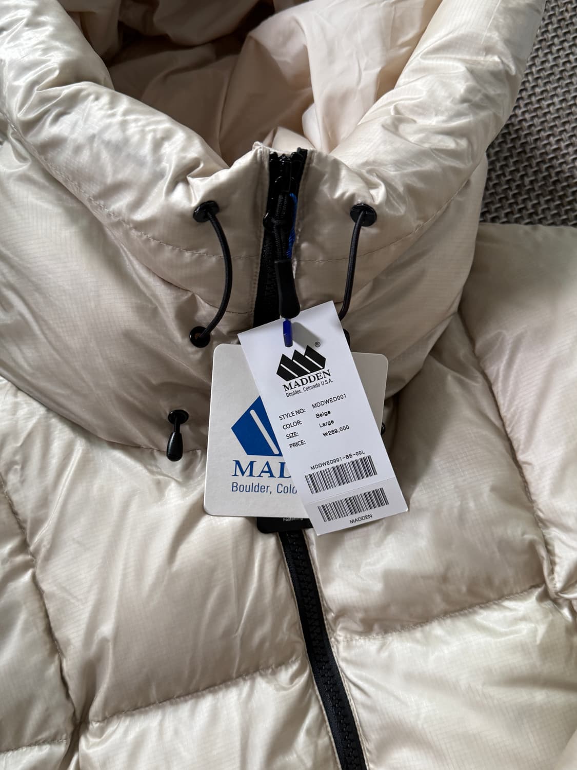 플리마켓🔥 매든 스노우 라이언 다운 파카 패딩 상품이미지3