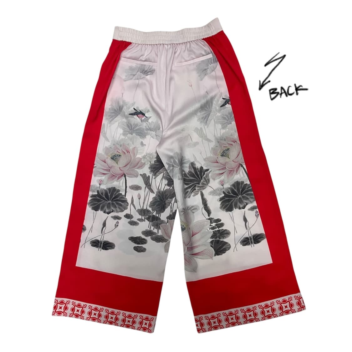 테드 베이커 실크 프린팅 팬츠 XS 상품이미지2