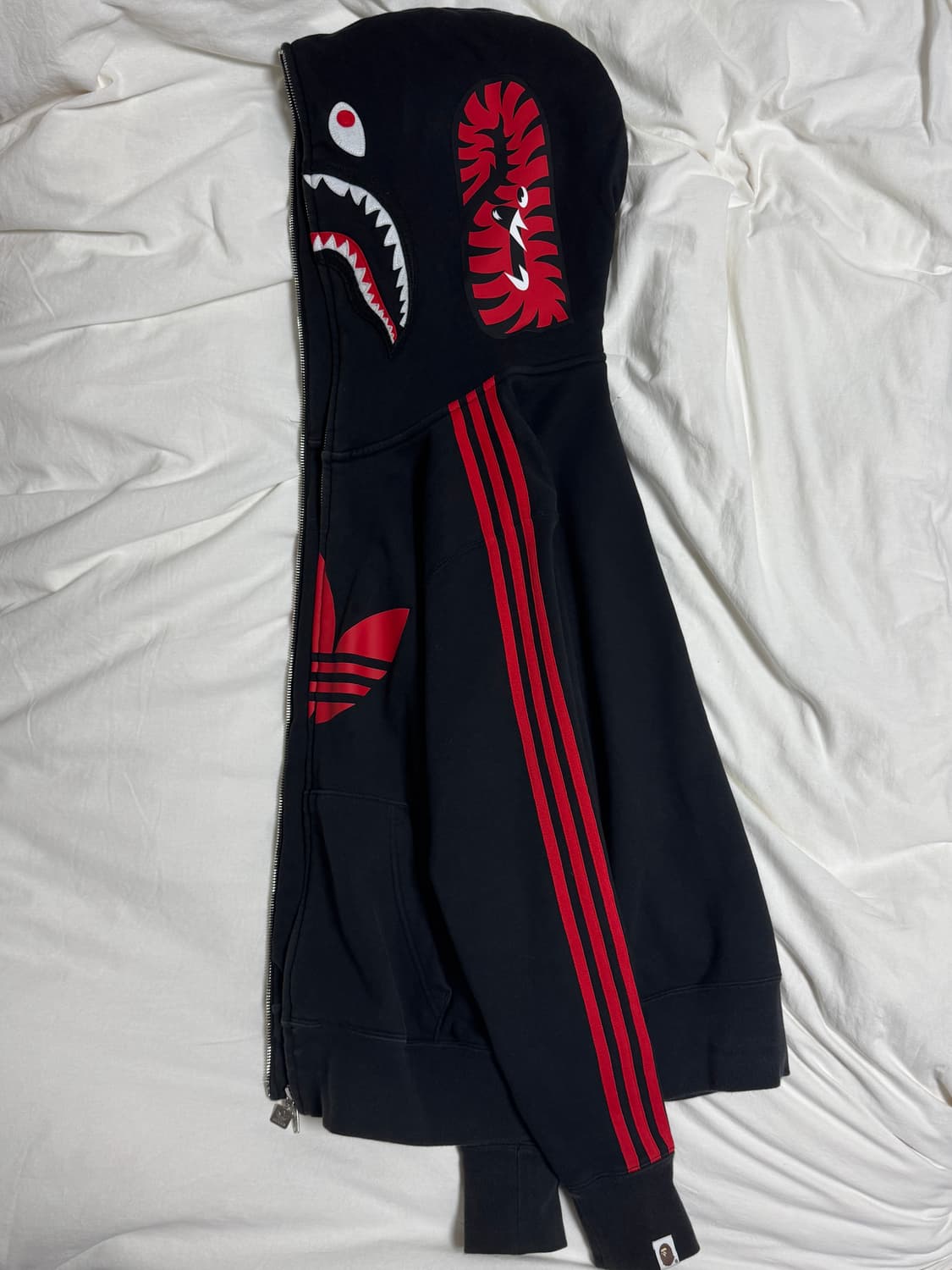 아디다스 베이프 샤크 후드 L 상품이미지3