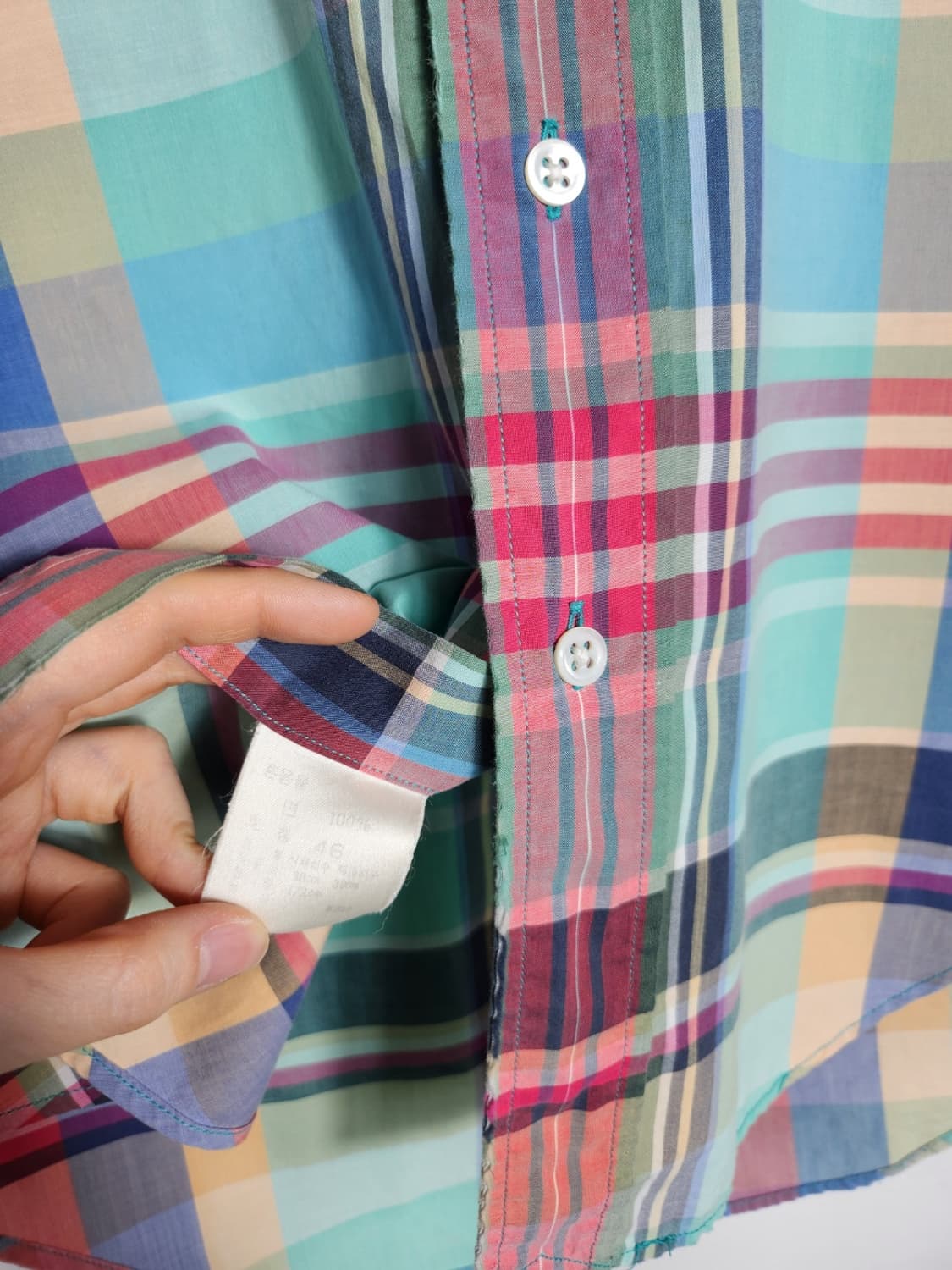 폴로 랄프로렌 멀티 체크 셔츠 상품이미지4