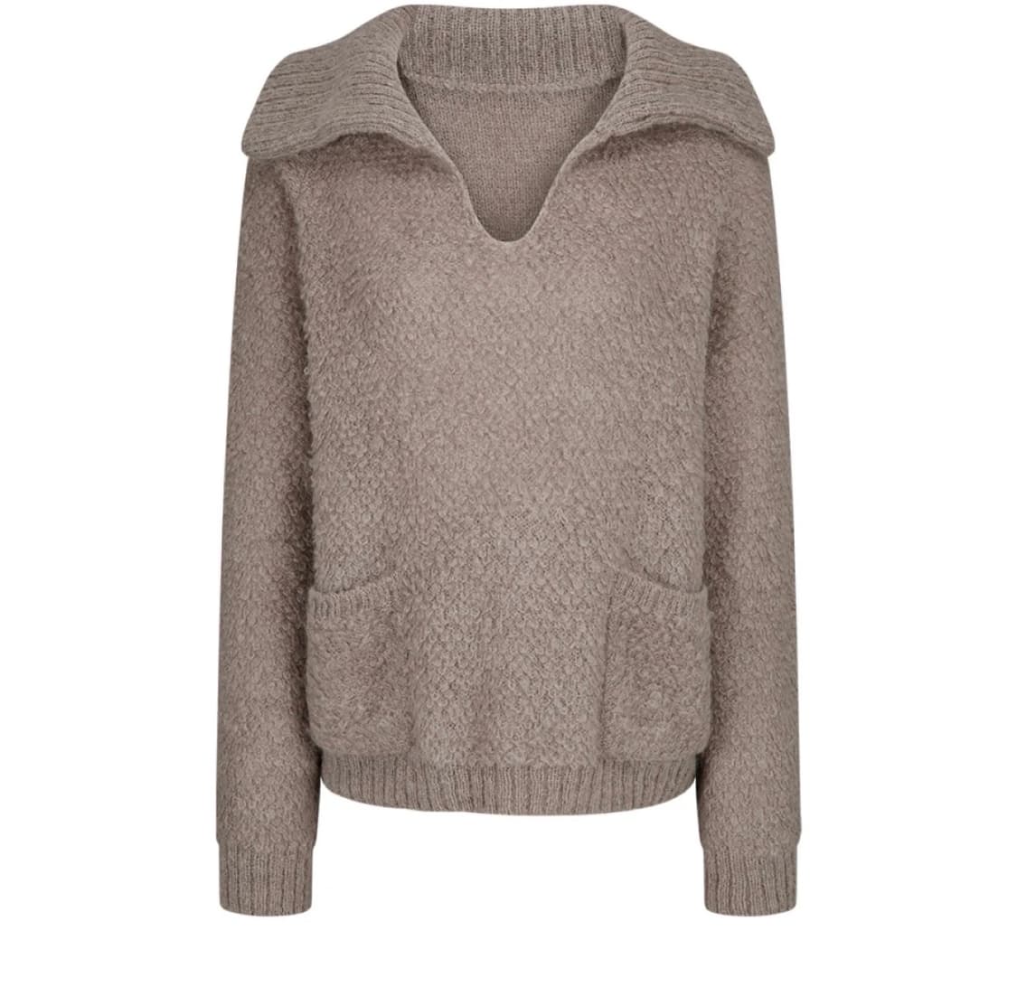 라벨르블랑 벨몽 투포켓 니트 (브라운) 상품이미지2