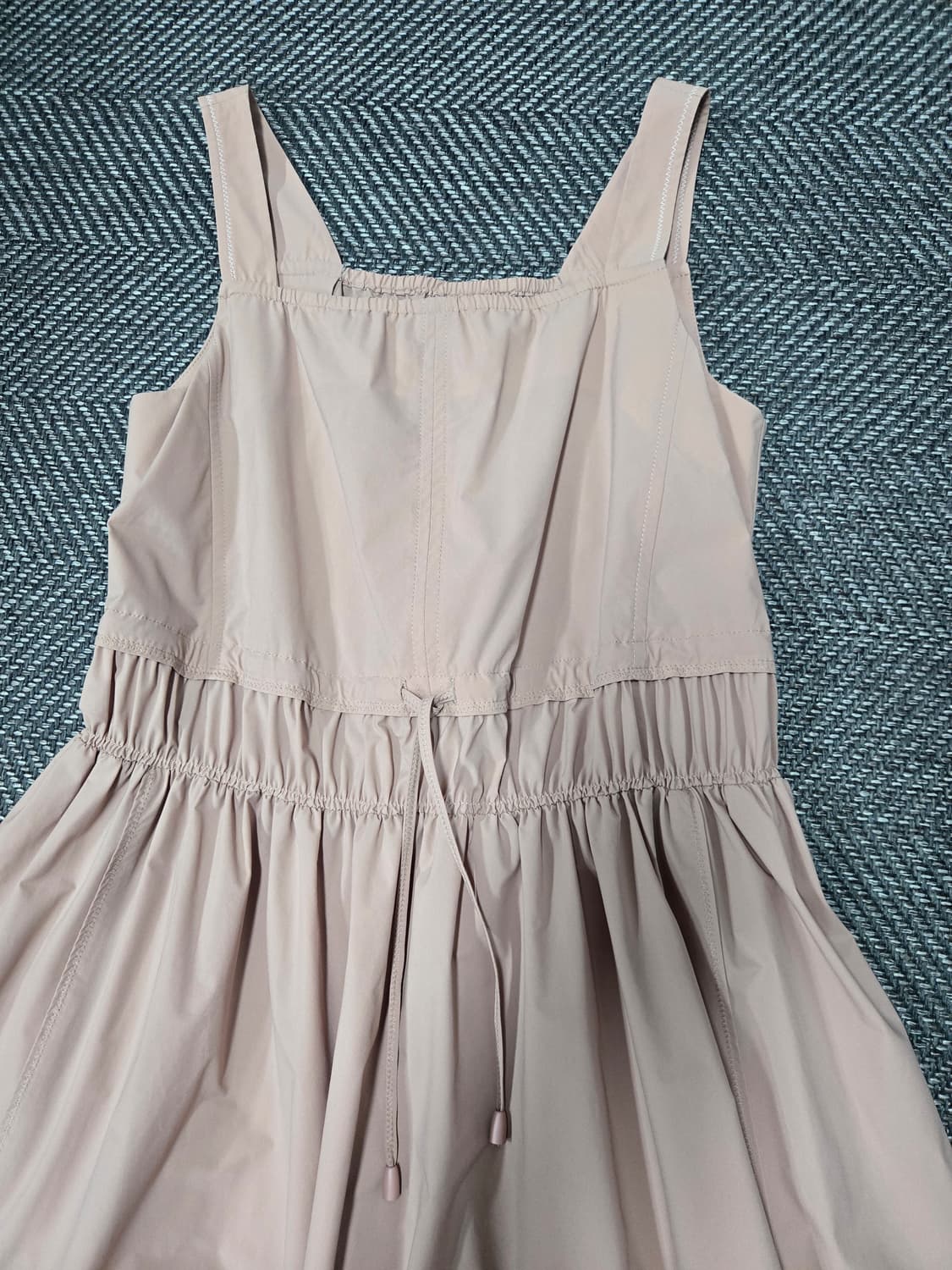 지컷 민소매 원피스 허리밴딩 원피스 상품이미지3